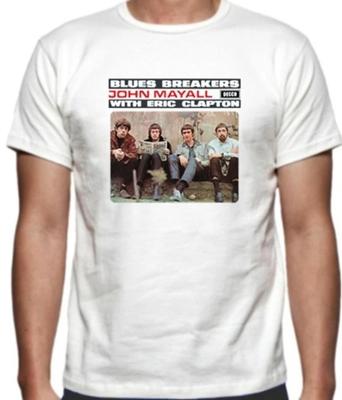 Футболка John Mayall Blues Breakers Эрик Клэптон 60-е Рок Музыка Альбом Cream GT107