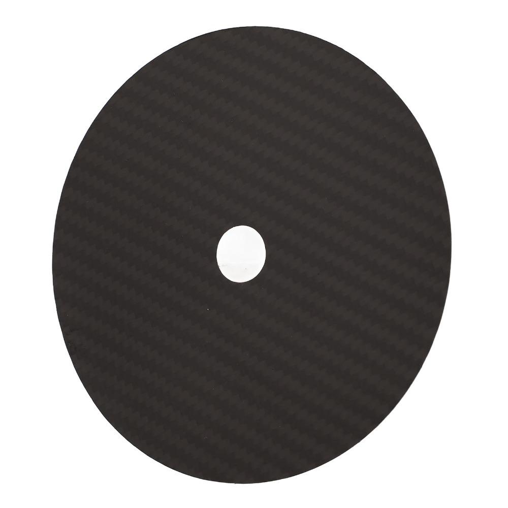 120*0.2mm Disc Stabilizer Carbon Fiber Made CD DVD Stabilizer Durable CD Tuning Pad for CD Player