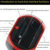 Multi-Function Mobile Hard Disk Dock with 2.5/3.5 IDE+SATA, Card Reader, and HUB