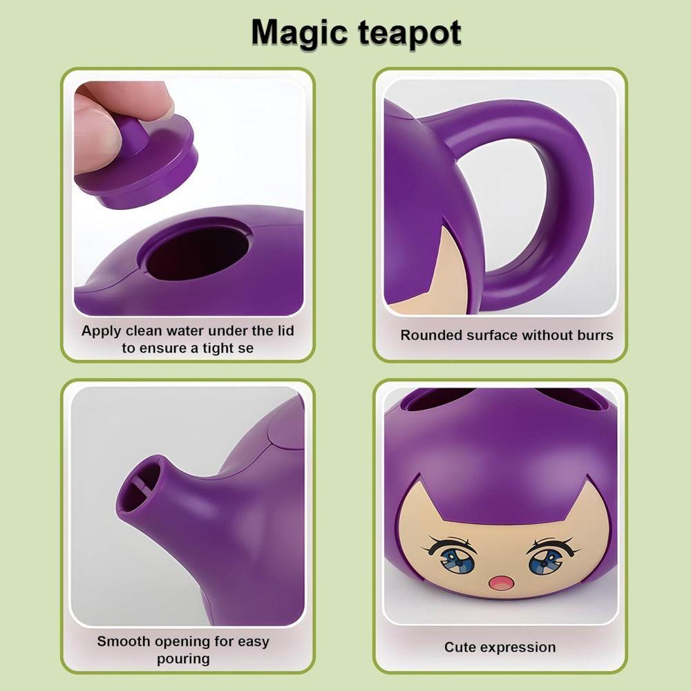 Novelty Magic Teapot Props Set Funny Gadgets Innovative Tea Pot Play Food Accessories