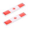 PartyKindom 2pcs Flag Metal Sticker Germany Flag Decal American Flag Decal Funny Car Window