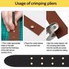 Металлические Металлические Плоскогубцы с Люверсами Пресс-Клещи НОВЫЙ Набор Плоскогубцев для Люверсов Для Кожи Ткани