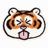 Imitation Cashmere Cute Fat Tiger Floor Mat Large Area Rugs Home Décor Indoor Entrance Door Mat Cartoon Special-Shaped Carpet