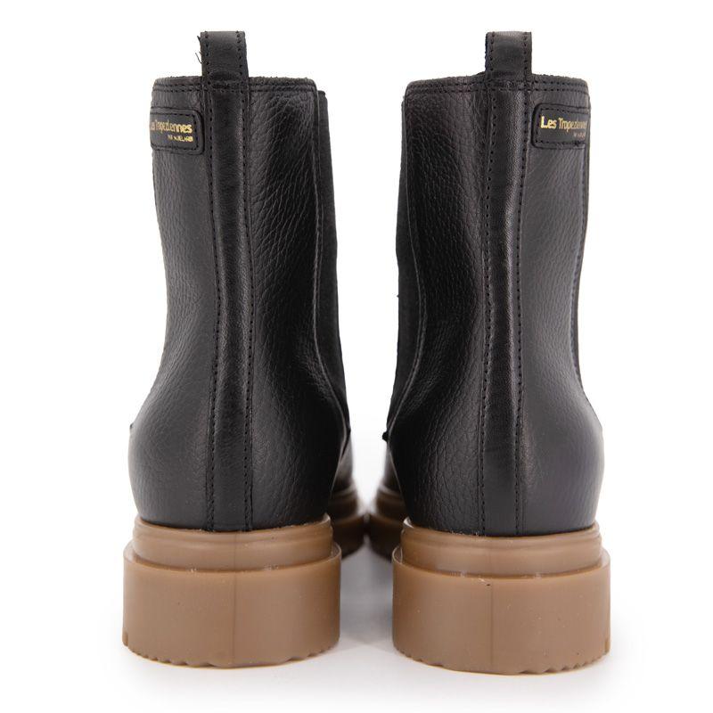 Ботинки челси Selma черного цвета с резиновой подошвой для женщин LES TROPEZIENNES PAR M.BELARBI