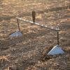 Manual Trenching Hoe Manganese Steel Double Blade Garden Cultivator Agricultural Tool Sturdy Duty Gardening Gear Long-Lasting