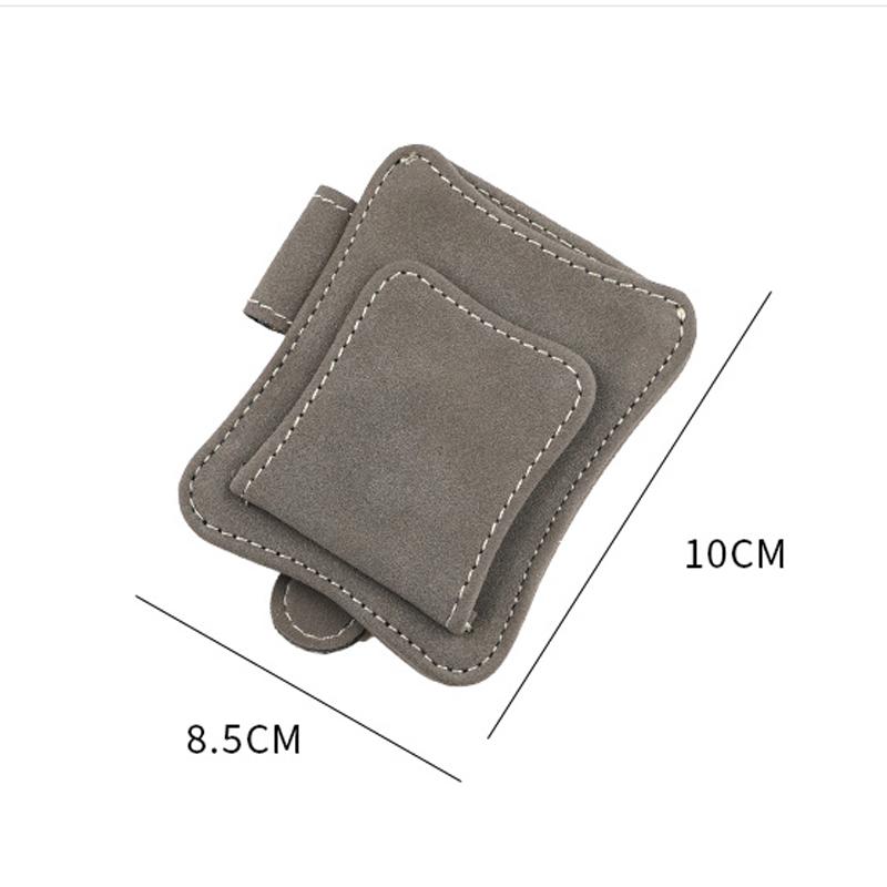 AABJ1 Car Suede Sun Visor Glasses Clip Sunglasses Storage Box For Porsche Cayenne Panamera Macan 911 718 Taycan Boxster Cayman 918