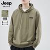JEEP SPIRIT Men's Loose Fit Printed Casual Hoodie