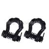 2 Pcs Trailer U-hook 8 Ton 3/4" D-ring Shackles Set u-hook loop hook trailer rope automobile SUV Offroad Parts Towing Hook
