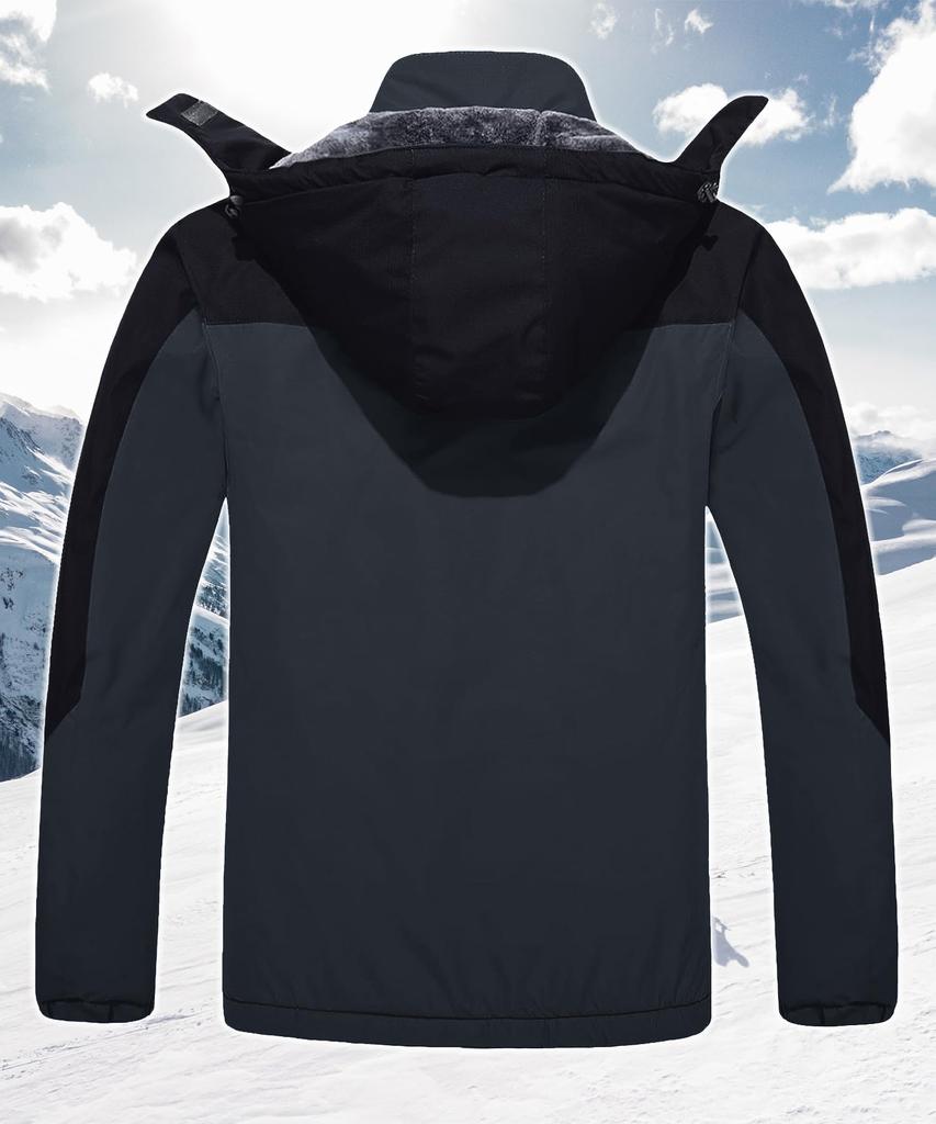 Windshell Jacket for Fleece [TACVASEN] Men, Warm, Waterproof, Windproof,