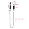 Nipple Stimulator Sex Toys for Couple Adjustable Metal Nipple Clips Play Clamps Breast Bondage