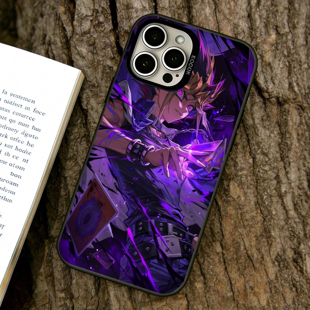 Yu-Gi-Oh Phone Case For iPhone 17,16,15,14,13,12,11 Plus,Pro Max,XS,Colored Silver Plated Inside Cover
