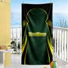Ethnic Tribal Patterns Customize Text Beach Towel Quick-Dry Soft Microfiber Suitable for Sports Travel Swimming Yoga Bathroom Beach And Pool