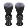 2pcs Men Beard Soap Brush Fine Synthetic Bristles Trimming Soap Brush Quick Drying Moustache Foam