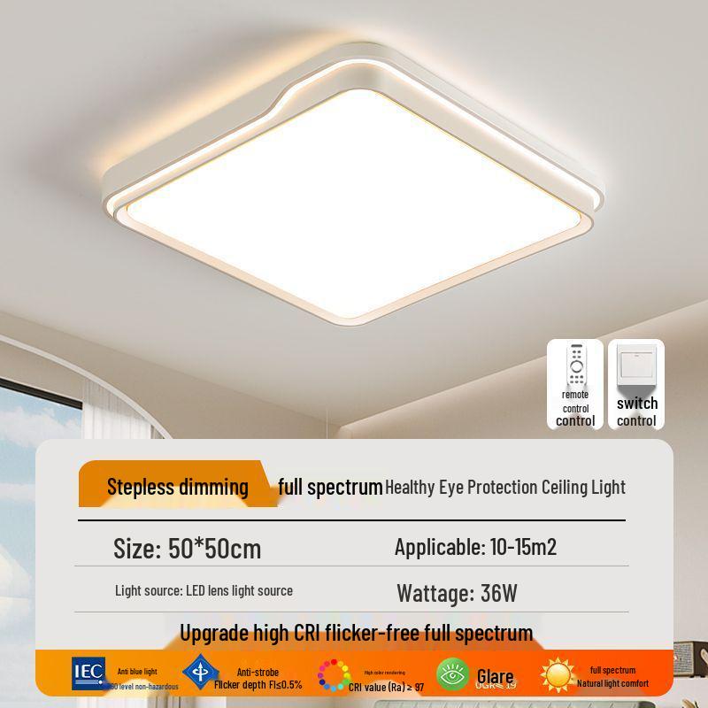 Modern Minimalist LED Round Ceiling Light for Bedroom, Living Room, Corridor, Bathroom, Kitchen, and Balcony