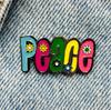 New Enamel Pin Peace Flower Summer Kaws Metal Connector Gift Birthday 1pc