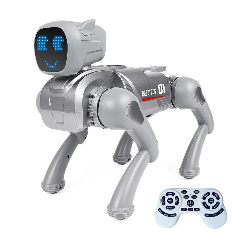 2.4G RC Собака Поющая Танцующая Программируемая Механический Голос Диалог Приложение Удаленное Управление Милое Выражение Щенка Детская Игрушка Рождественские Подарки