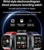 2025 New Sapphire Glass Air Pump Airbag Test Three High Smart Watches Men ECG Heart Rate Blood Pressure Health Tracker Smartwatch