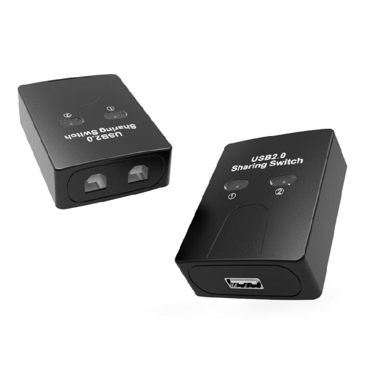 USB2.0 Хабы с ручным переключением Устройство для совместного использования принтера 2 в 1 Вход USB Селекторы KVM Хабы Адаптер