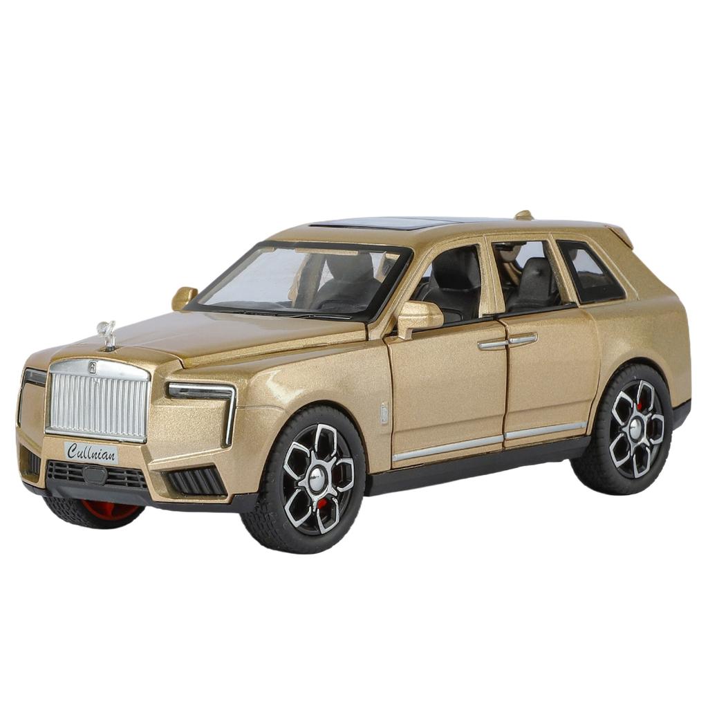 Металлическая модель Rolls-Royce Cullinan 1/32, Изысканное настольное украшение, Лучший коллекционный предмет для энтузиастов моделей автомобилей, Подарок на Хэллоуин