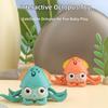 Light&Music Dancing Squid Toy Flat Ground Escape Educational Electric Dancing Octopus Catch Up Simulation Squid Interactive Toy