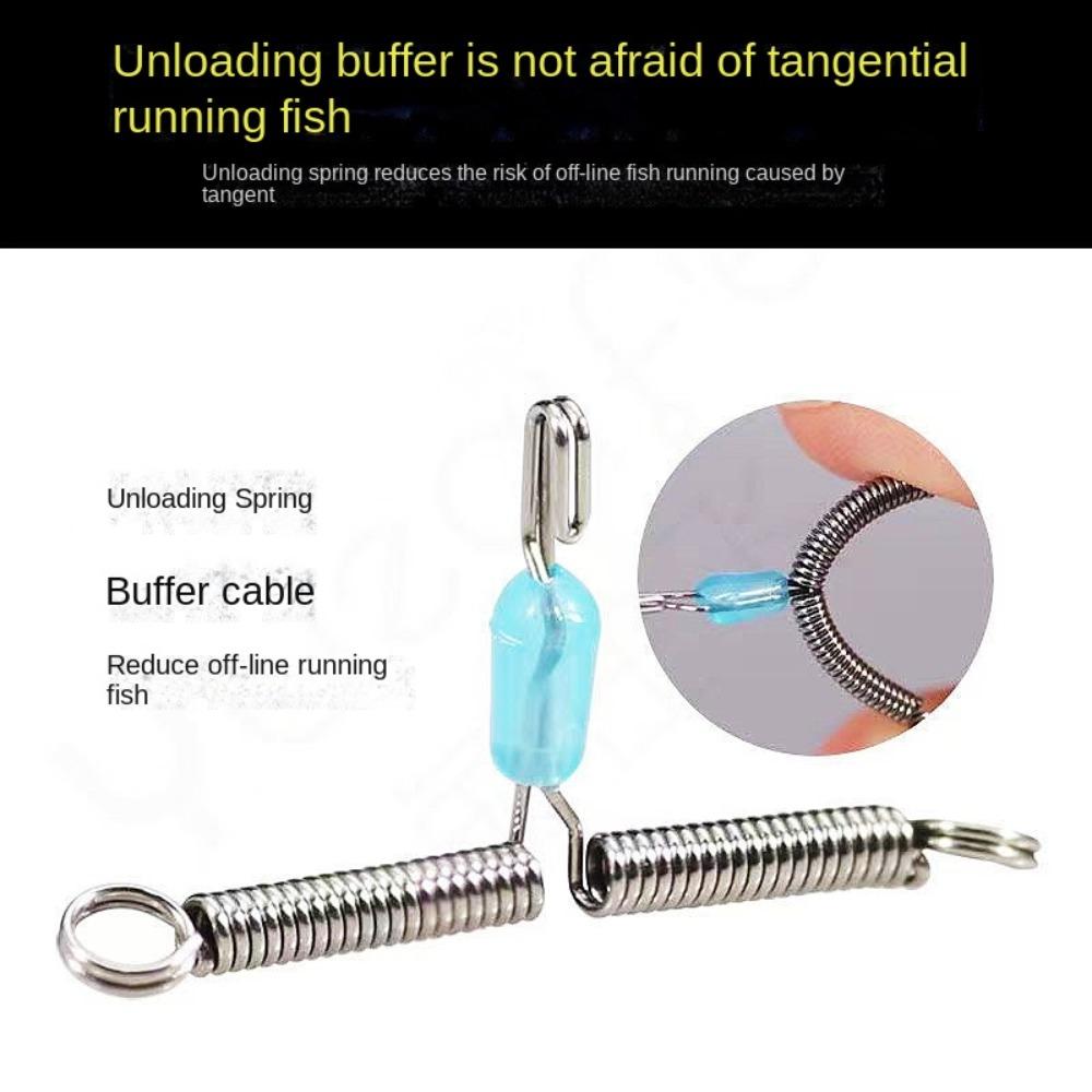 Двойной крючок Зажим для лески Разветвитель пространства Балансирные оснастки Крючки Рыбалка Т-образный вертлюг