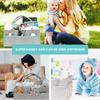 Baby Diaper Caddy Organizer with Dividers Portable Car Diaper Box Felt Diaper Caddy with Handle Nursery Basket