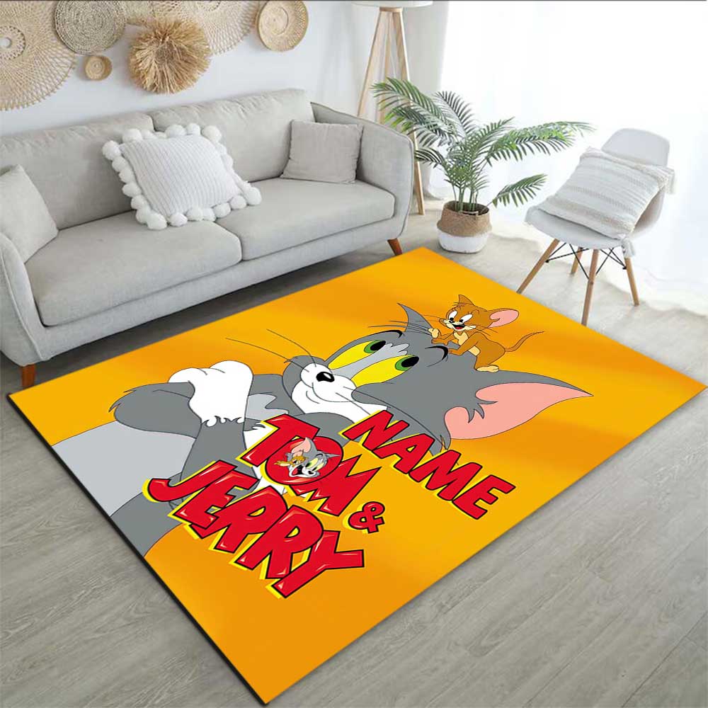 Warnermedia (7) Customize your name rug, office chair cushion, home bedroom living room gift.