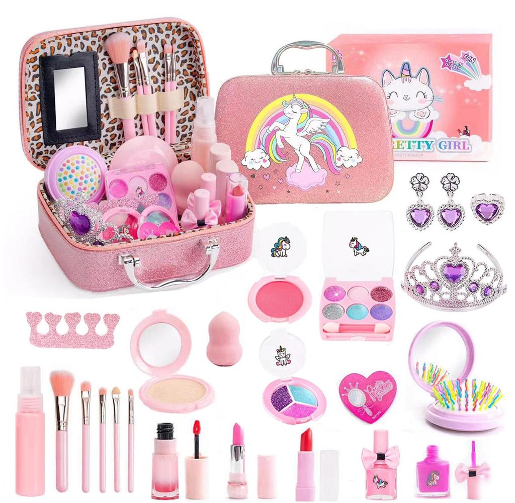 Wesfen Makeup Set for Makeup Set for Makeup Makeup Elementary School 13 Year Old Birthday Christmas Gift Girls, Girls, Set, Set, Dresser, Children,