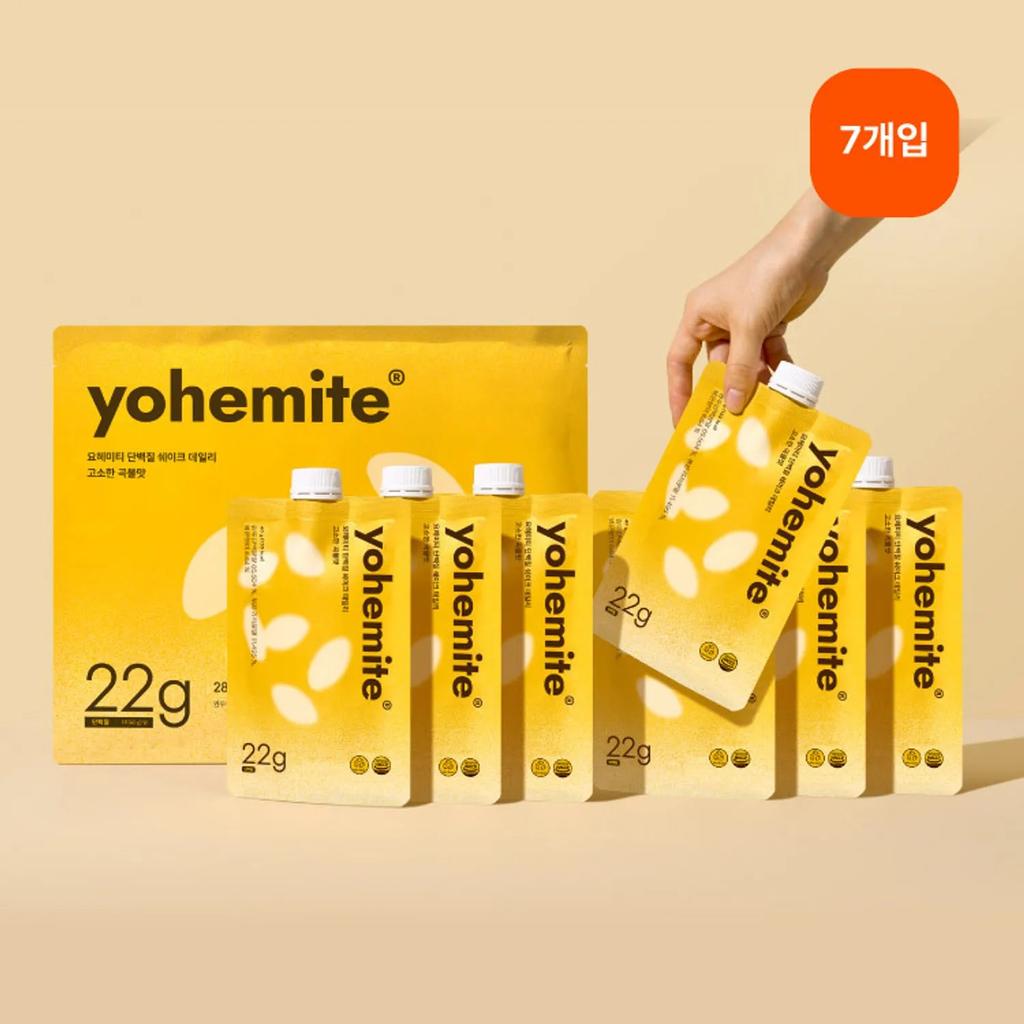 Yohemite Протеиновый коктейль Ежедневный #Злаки 40г*7 Пакетов
