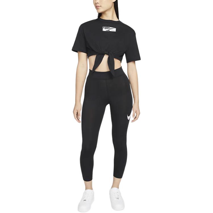 Nike Спортивные брюки женские черные средние DM6208-010
