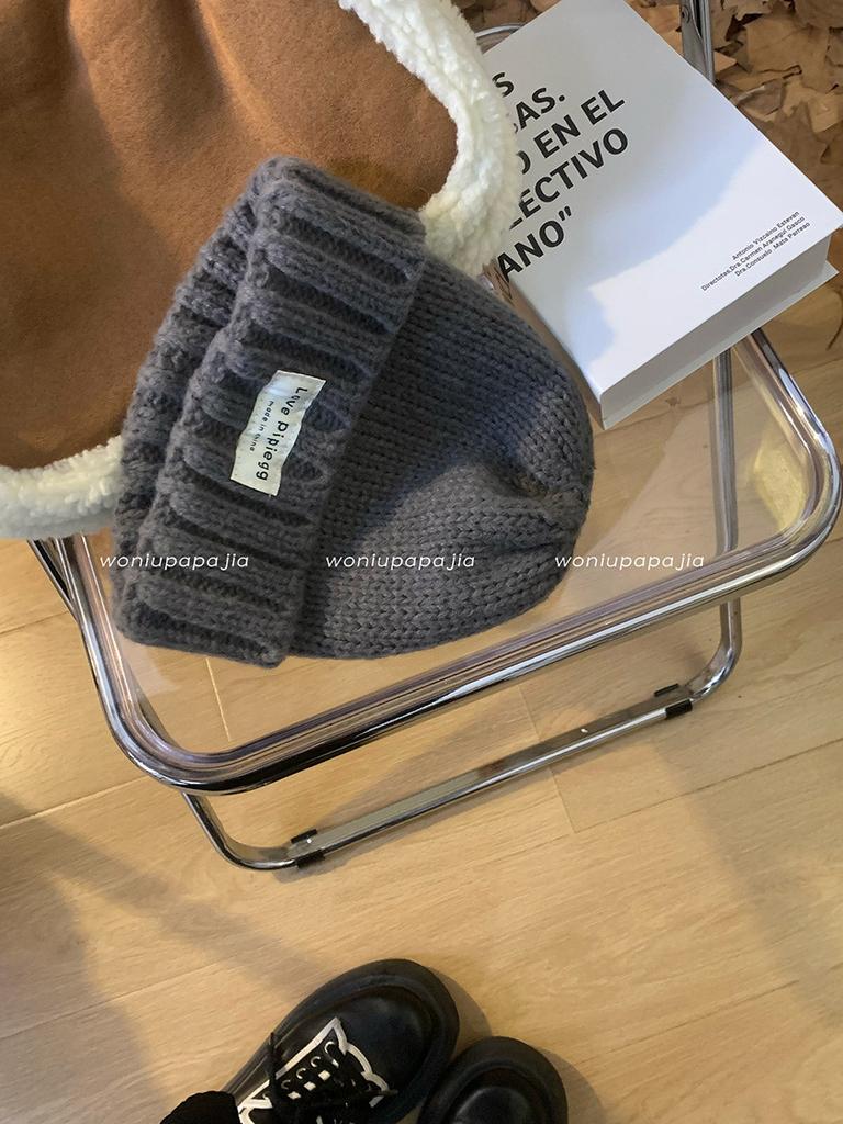 Stylish Fit Loose Winter Beanie Soft Cotton Yarn For Large Heads Warm And Cozy