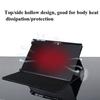 Tablet Case For Microsoft Surface Pro 7/6/5/4 Magnetic Clasp Folding Stand PU Leather Cover