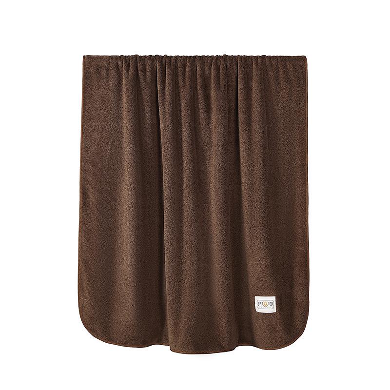 Bamboo Charcoal Quick-Dry Bath Towel - Large, Thick, Soft, Absorbent, No-Shed, Plain Color Wrap