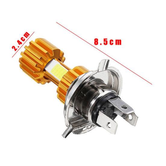 H4 Led 3 Cob 12V 6000K Супер яркая лампа для фар мотоцикла Автомобильная противотуманная фара Лампа