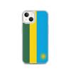 Coque iPhone 13 - Drapeau Du Rwanda - Silicone Souple - Protection Chocs - Design Fin - Mixte