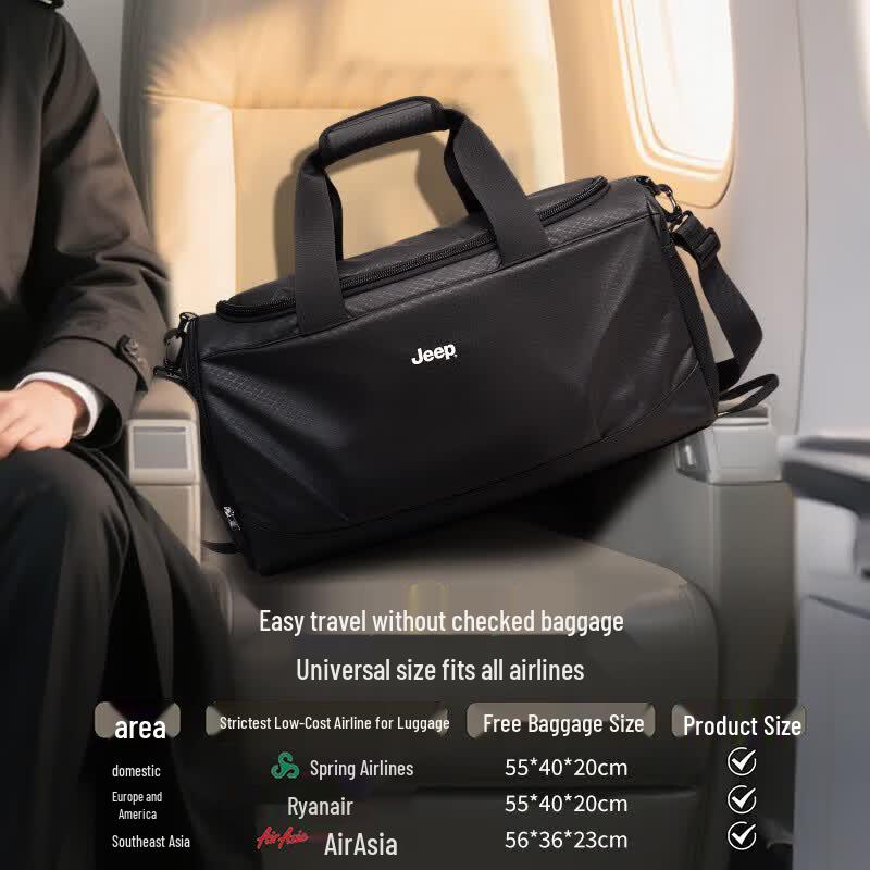 JEEP Men's Large Capacity Travel Duffle Bag