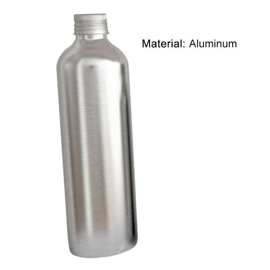 Портативный алюминиевый контейнер для хранения жидких косметических лосьонов с крышкой