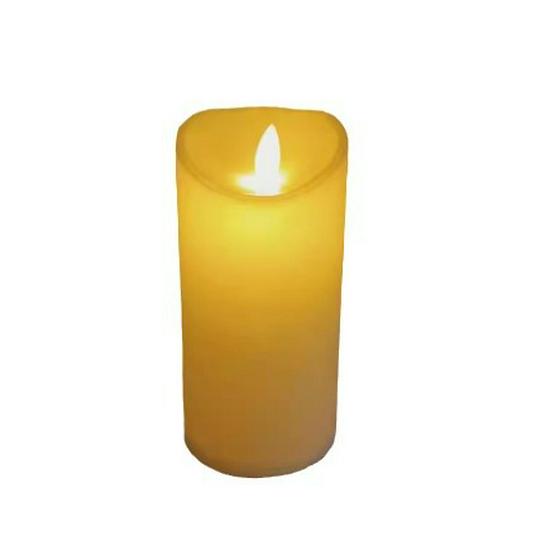 LED Battery-Powered Swaying Electronic Candle with Remote Control for Decorative Lighting