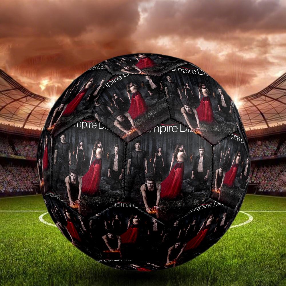 Vampire Diaries Theme Size 5 Soccer Ball, Suitable for Both Indoor and Outdoor Matches, a Gift Suitable for Everyone.