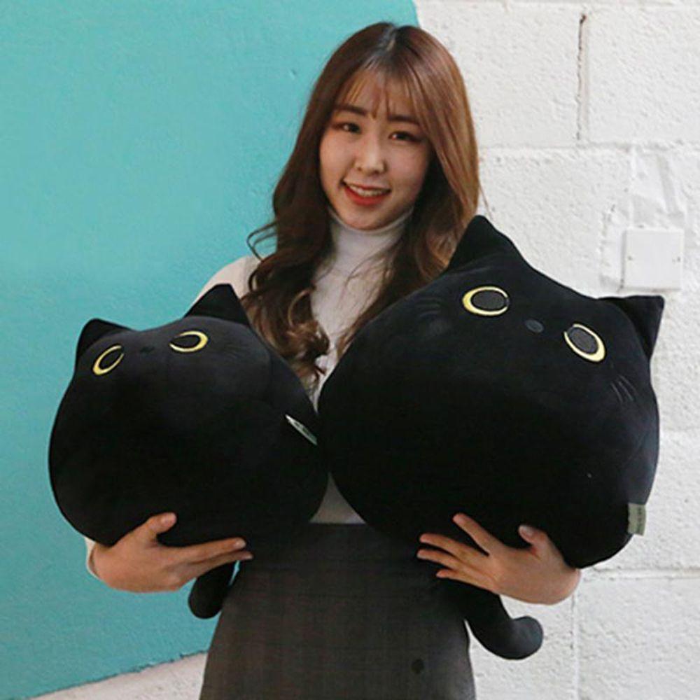 Cartoon Animal Cat Shaped Stuffed Toys Cat Plush Toys Black Cat Plush Doll Cat Plush Pillows
