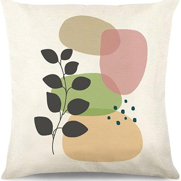 Абстрактная наволочка цвета Моранди, Минималистичная декоративная наволочка, Абстрактная эстетика, Подушка для дивана, Чехол для подушки