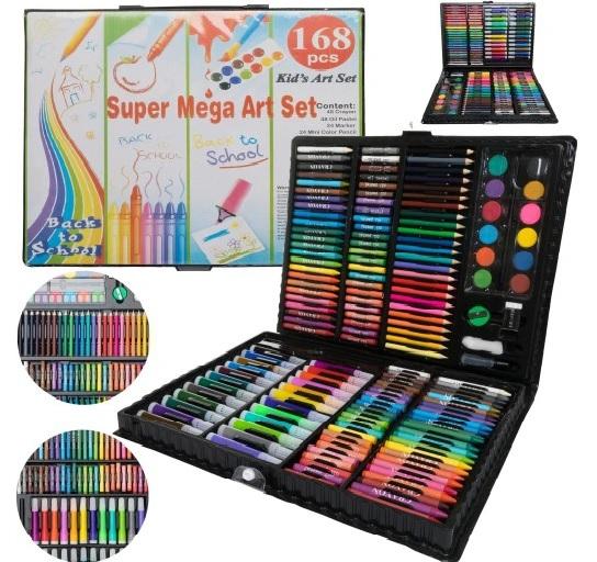 164-Piece Art Set For Painting And Drawing For Kids