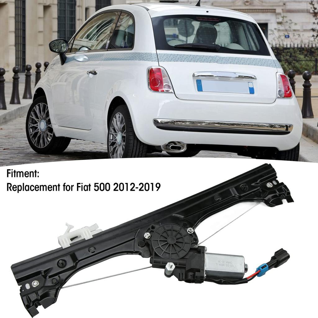 Мотор стеклоподъемника Передний Левый Мотор стеклоподъемника Боковой в сборе Замена для Toyota FiaT500 в сборе, Стеклоподъемник, 68070267AD, Водительский