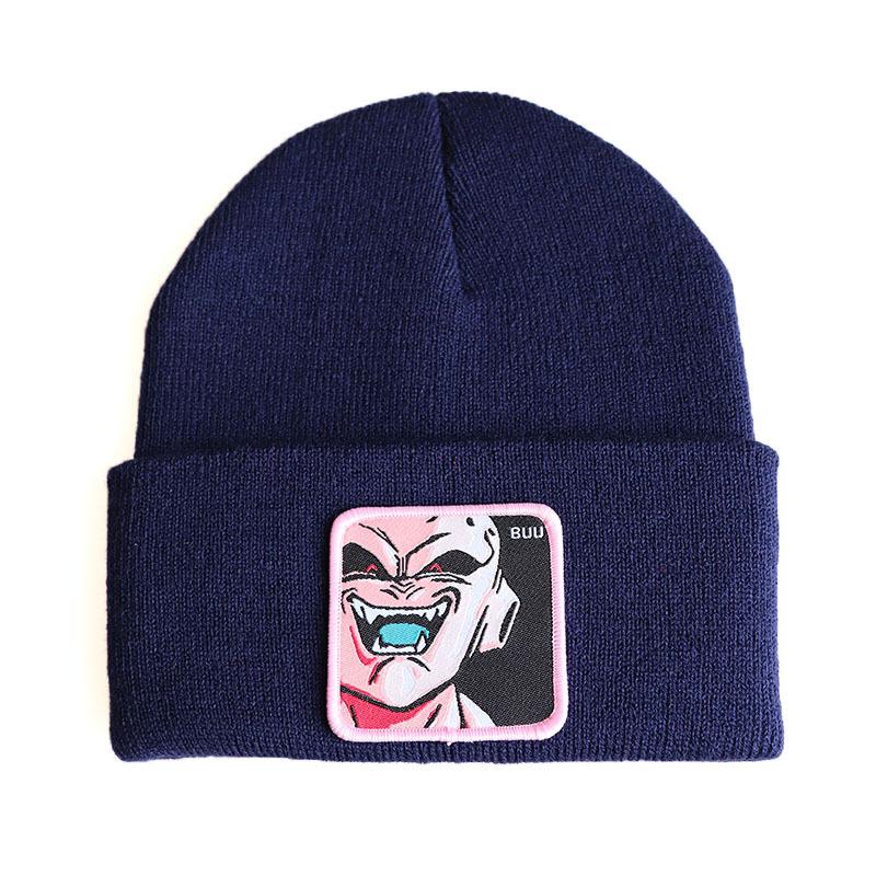 Cartoon Character Dragon Ball Majin BUU Anime knitted hat, woolen hat, hip-hop ski pullover hat