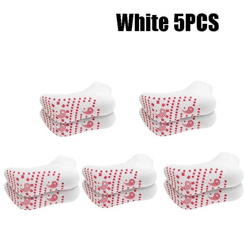 1/5 пары турмалиновых самонагревающихся носков, зимние теплые термотермальные носки для здоровья, короткие носки для похудения, магнитотерапевтические носки