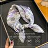 100% Silk Scarf Square Scarves for Women Wrap Kerchief  Mulberry Silk Bandana Fashion Luxury High Quality Headband Hijab