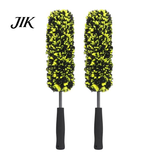 Car Rim Cleaner 1/2/3Pcs Microfiber Wheel Barrel Brush, No Scratch with Narrow Gap Cleaning Tool Ergonomic Handle, Tire for Detailing Brush