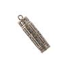 Brass Openable Cylindrical box Necklace Pendant Travel Pill Case Pill Box Buddhist Pendant