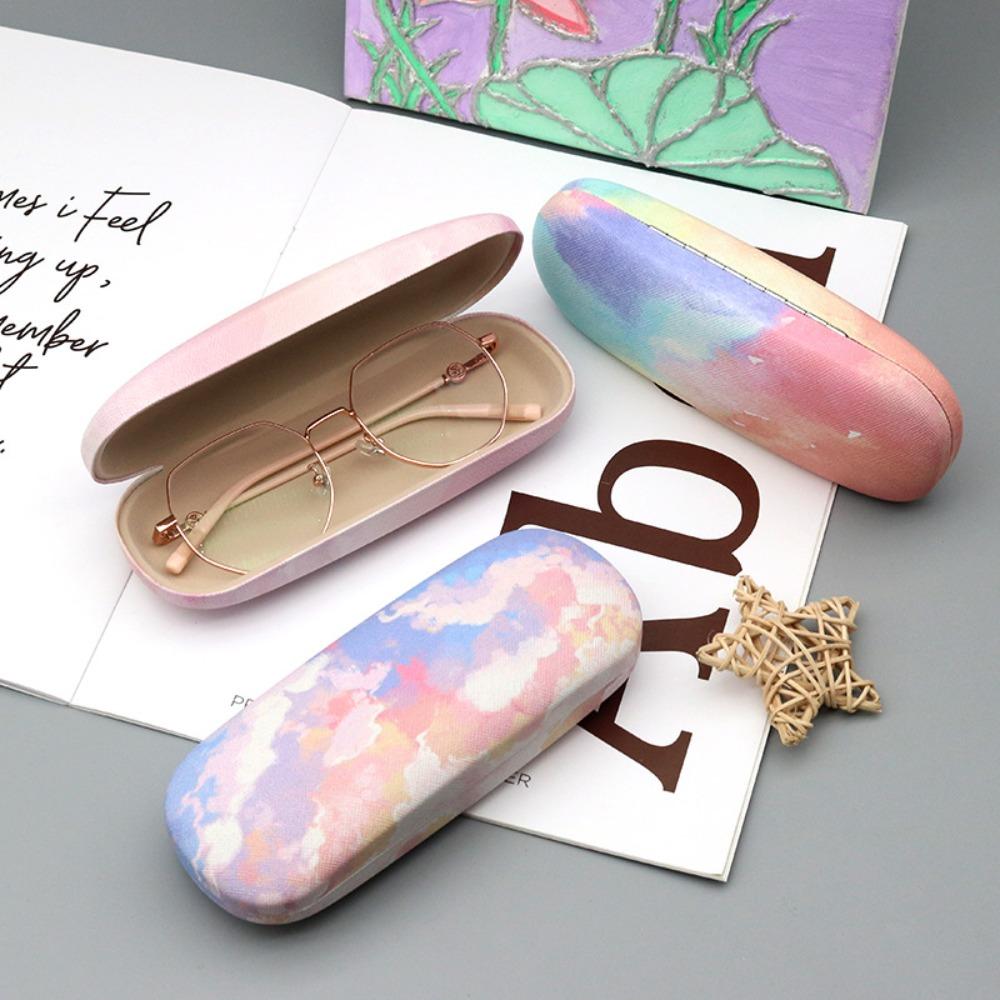 Color Cloud Glasses Box Spectacle Protector Eyewear Case Fashion Sunglasses Case Women