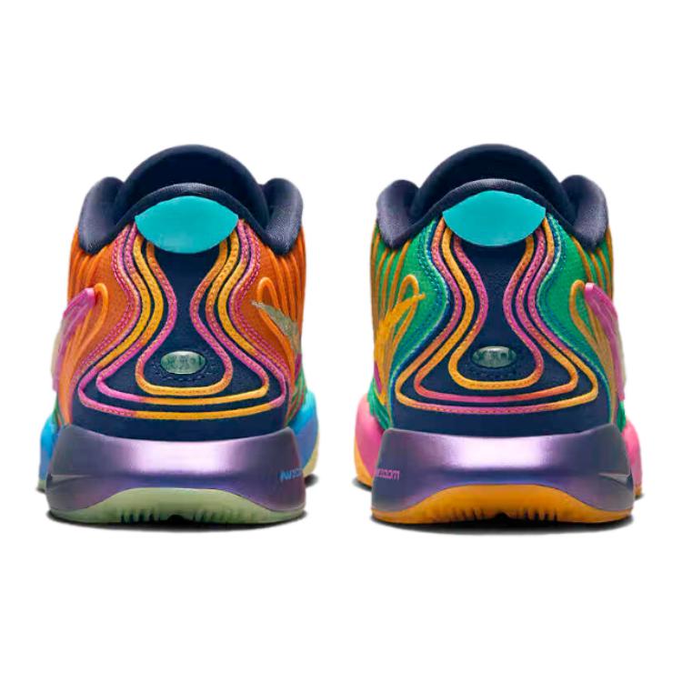 Nike Баскетбольные кроссовки LeBron 21 Optimism Photo Blue Laser Fuchsia Vapor Green Laser Orange Thunder Blue Green Shock для детей старшего возраста HF6819-400
